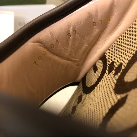 gucci platform sandals women’s size 37 - Picture 9 of 11